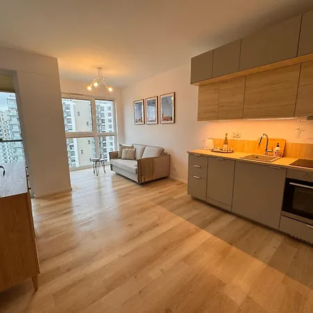 Amber Apartment On 14 Floor Gdansk Exterior photo